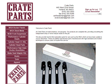 Tablet Screenshot of crateparts.com